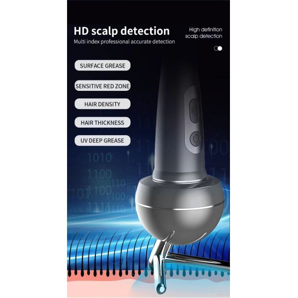 3D AI Intelligent 2in1 Single Handle Scalp Scanner Facial Skin Analyzer
