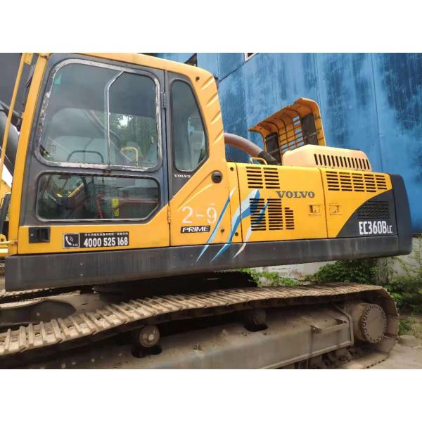 Low Hour Yellow Volvo Excavator 36ton 3M Bucket Capacity 184KW Power