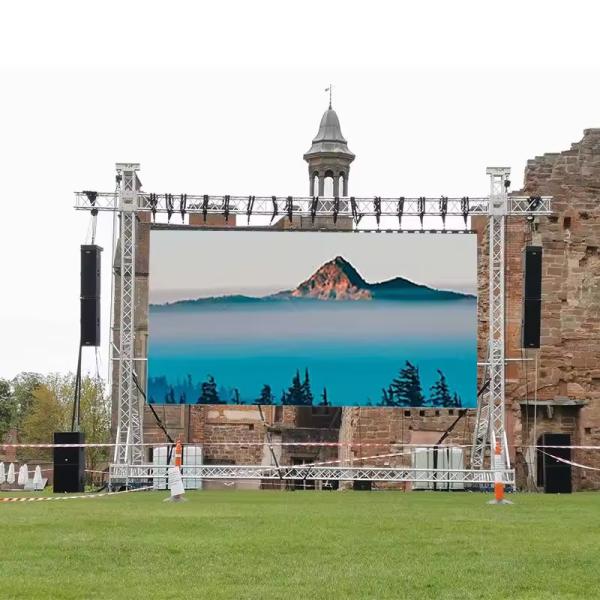 P2.6 P3.91 Large Indoor/Outdoor LED Video Wall Screen with LED Video Processor for Advertising and Airport Use