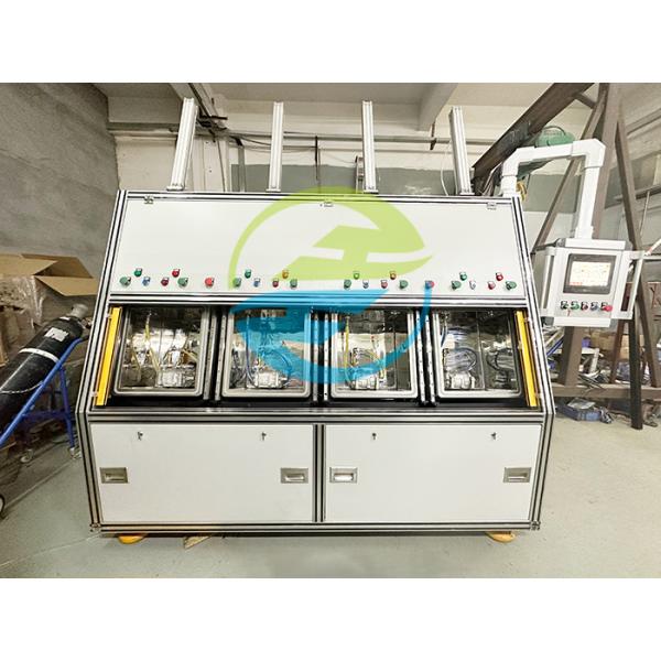 Four Chambers Hydrogen And Nitrogen Leak Detection System For Automobile Air Conditioning Compressor