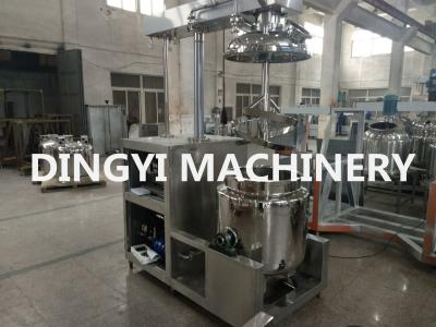 High Shear Vacuum Mixer Machine , Vacuum Mixer Homogenizer Safety Valve ABB Motor