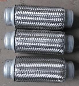 55 X 150mm Auto Exhaust Flexible Pipe Good Noise / Vibration Reduction