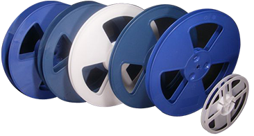 SMD / SMT Blue And Black Plastic Cable Reel 8-88Mm Tape Carrying