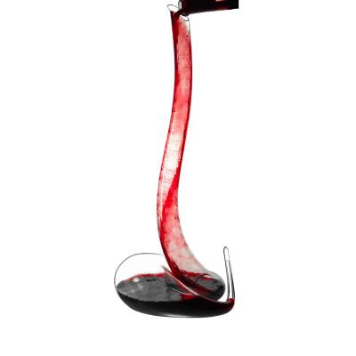 Fácil de usar durável de vidro da grande capacidade do filtro do vinho da forma criativa da serpente