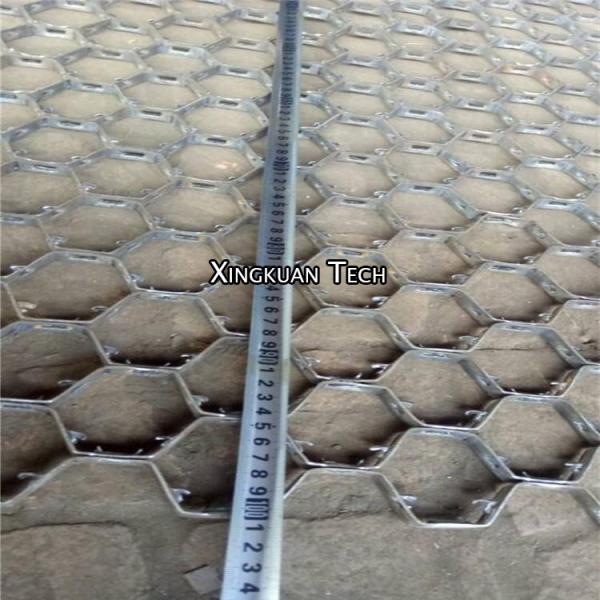 Steel Hex Metal Mesh , Hex Steel Metal Mesh For Refractory Lining