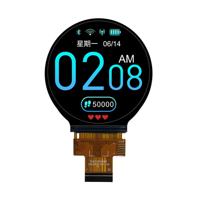 2.1-дюймовый TFT круговой LCD дисплейный модуль настраиваемый круговой смарт-часы LCD экран