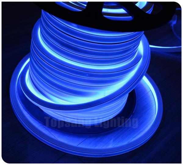 12v azul Top-view Flat 16x16mm neonflex Quadrado LED neon flex tubo azul SMD corda faixa neon fita decoração