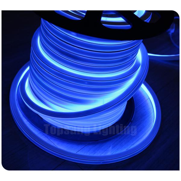12v bleu Vue supérieure Plate 16x16mm néonflex Carré LED néon tube flexible bleu SMD corde bande de néon ruban de décoration
