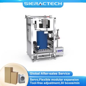 Automatic Washing Machine Corrugated Box Labeling Machine with Intelligent Positioning and High-Speed Labeling System