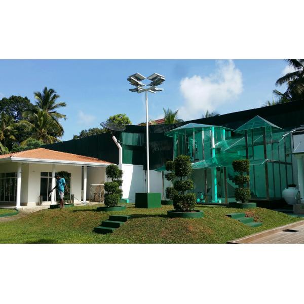 15w 2100lm Outdoor Solar Street Lights With Motion Sensor For Garden / Park