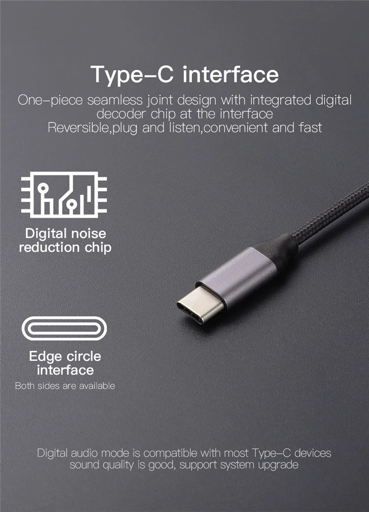 тип кабеля c заряжателя USB 24g 100cm к кабелю 3.5mm аудио вспомогательному Джек