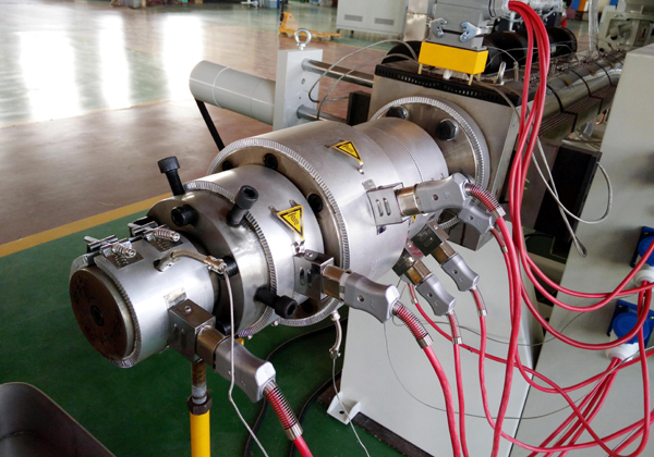 50m/min Plastic Pipe Production Line , PERT Pipe Making Machine Fully Automatic Winding Machine