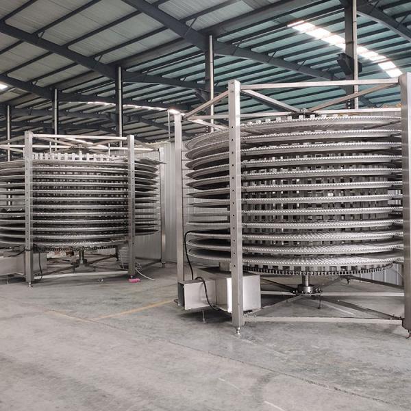 Industrial IQF Quick Freezing Vegetable Machine Easy Operation One Key Touch Operation