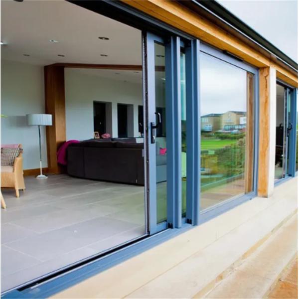 Алюминиевые водонепроницаемые раздвижные двери для жилых и коммерческих помещений