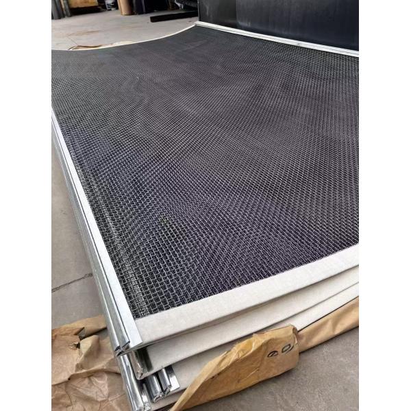 304 Mesh Crimped Stainless Steel Wire Mesh For Mining Vibrating Swing Screen Mesh
