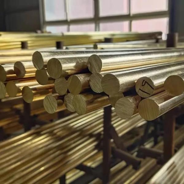 Manganese Square Brass Rod Brush Mirror Solid Copper Round Bar