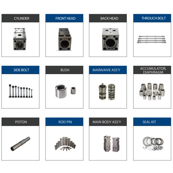 Furukawa Accumulator Soosan Hydraulic Breaker Spare Parts SB81A SB121 SB131 SB151