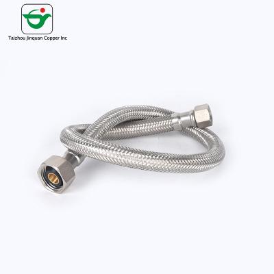 Water Connector 3/4''X3/4'' FIP 24 Inch 2 Way Flexible Brass Hose