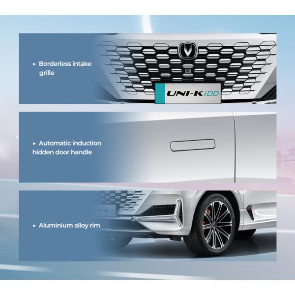 NEDC Changan UNI-K IDD Gas Electric Hybrid Cars 215km/H