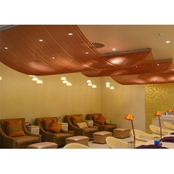 занавес сетки алюминия 2mm апертуры 8mm толстый декоративный