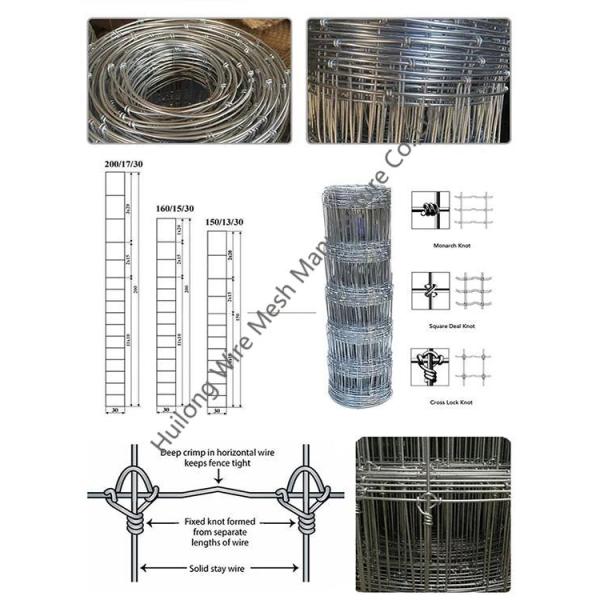 Barrière rectangulaire de cerfs communs galvanisée par champ de ferme pour des moutons de chèvre de bétail emballés sur la palette
