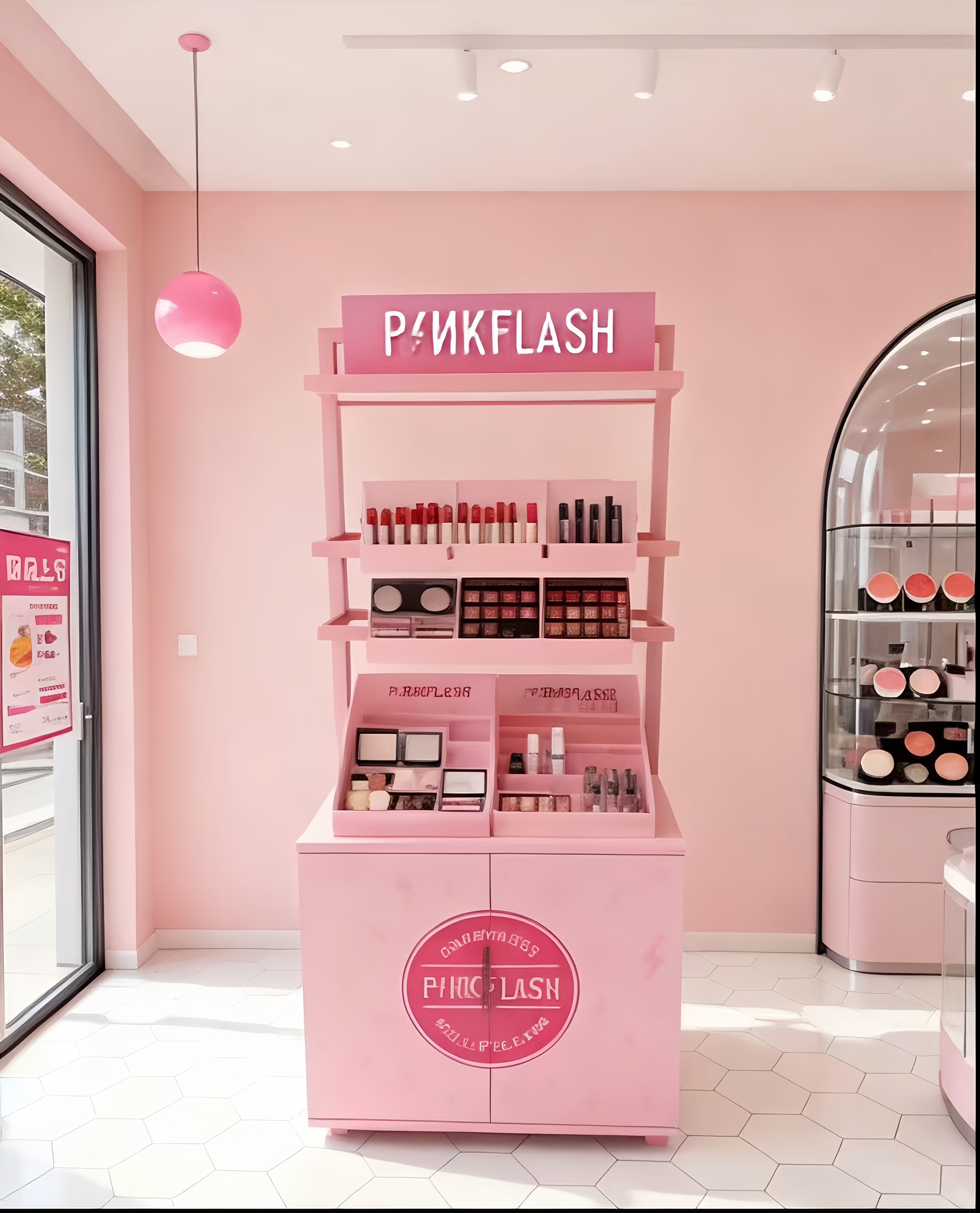 Custom Makeup Display Stands & Cosmetic Showcase Units