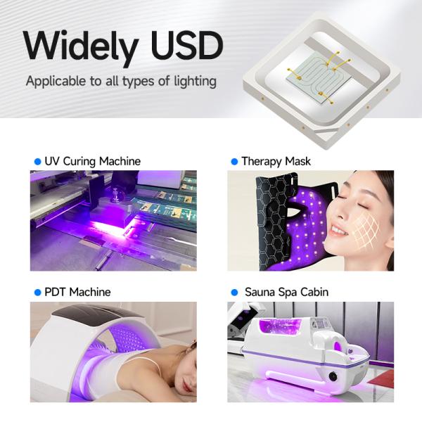 Гермицидное оборудование SMD Led Chip 2835 3030 5050 5730 0.2W 0.5W Uva Uvb Uvc 400nm 410nm 395Nm 365Nm 295nm