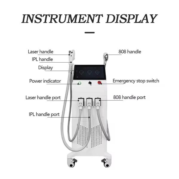 D31-3 Professional Ipl Hair Removal 808nm Diode Laser Carbon Peel Nd Yag Picosecond Laser With Measuring Rod