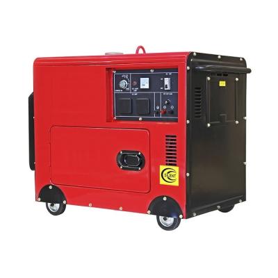 Modo de baixo nível de ruído silencioso diesel do motor do gerador de poder 69db de 15HP 6.5kw