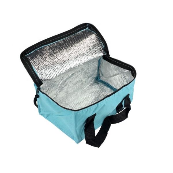 Polyester Insulated Picnic Bag , Aluminium Foil Insulated Food Delivery Bags