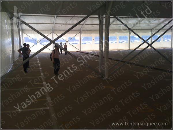 Professional 1500 sqm Aluminium Frame Tents Industrial Canopy For Car Parking Lot