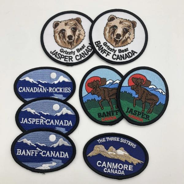 Hat Chenille Embroidered Cloth Patches Iron On Custom Silicone Rubber