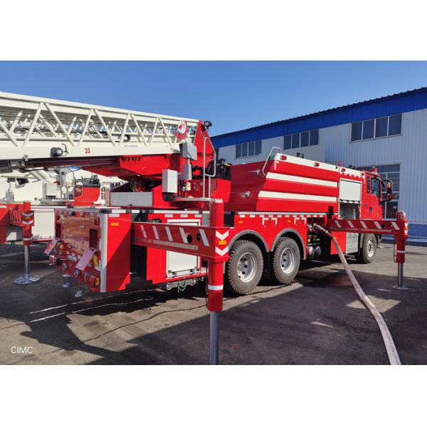 Монолитовые 70m снимая и пожарная машина воздушной лестницы силы 6000L/Min промышленная