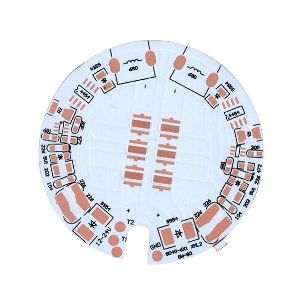 175um OSP Metal Aluminium FR4 Core PCB ISO14001 for LED Light