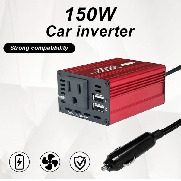 Szssth 150W DC 12v to AC 110v 220v Mini Car Power Inverter USB Converter Adapter Modified Sine Wave Inverter Charger with NFC Network