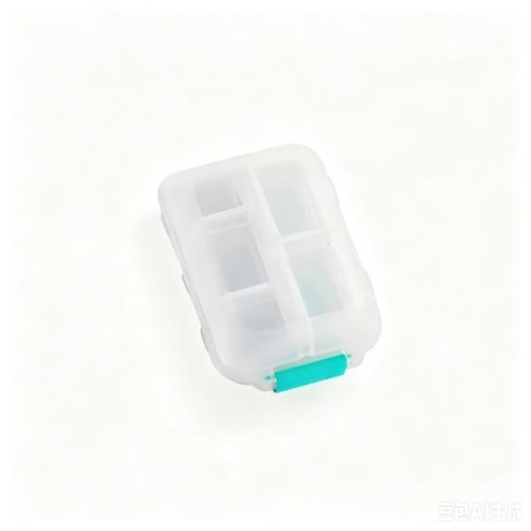 Travel Pill Organizer - 10 Compartments Pill Case, Compact and Portable Pill Box, Perfect for On-The-Go Storage, Pill Holder for Purse