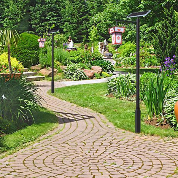 Modern Design Solar LED Garden Lights , Dc 12v 24v 50w Garden Light With Pole