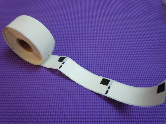 printing adhesive label with high gloss art paper