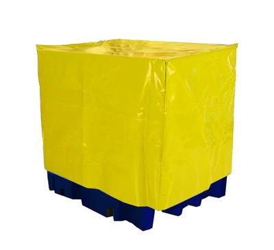 Waterproof Thermal Cover Pallet Hood Plastic Closed Pallet Top Cargo Cover