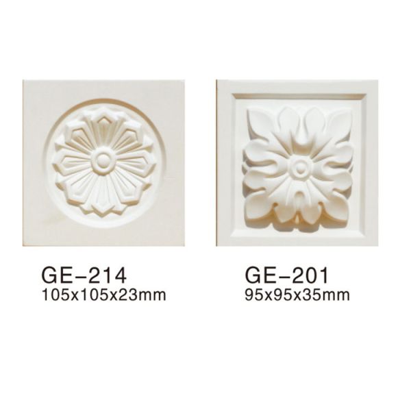 GE-211 Guarantee New Classical Apartment Polyurethane Door And Frame Set 