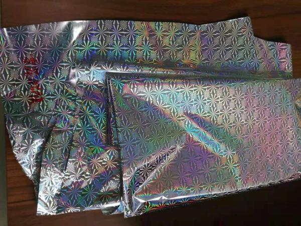 Holographic Transfer Film in Soft Material with Light Pillar and Starlet Pattern