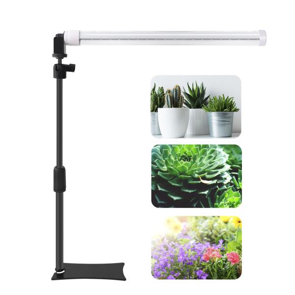 White T8 Plant Grow Light , 4000K Potted Hanging Plants Growing Lamp