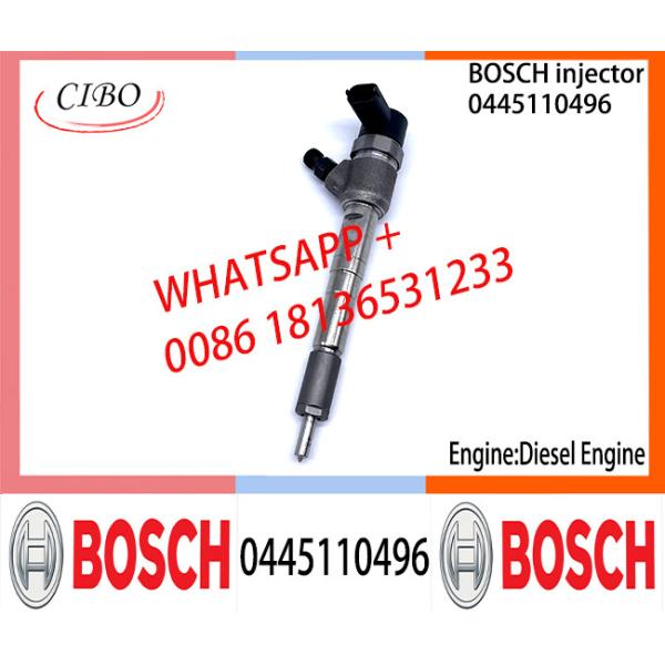 Injetor de combustível comum 0445110496 do trilho do injetor de BOSCH 0445110557 0445110580 0445110698 0445110436 para o motor diesel