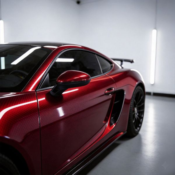 Golden Auspicious Red Car PPF Film Glossy / Matte Color Changing PPF Film