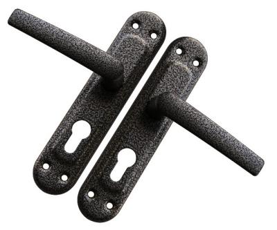 Manche de verrouillage de porte de type simple pour portes d'épaisseur de 35 à 60 mm