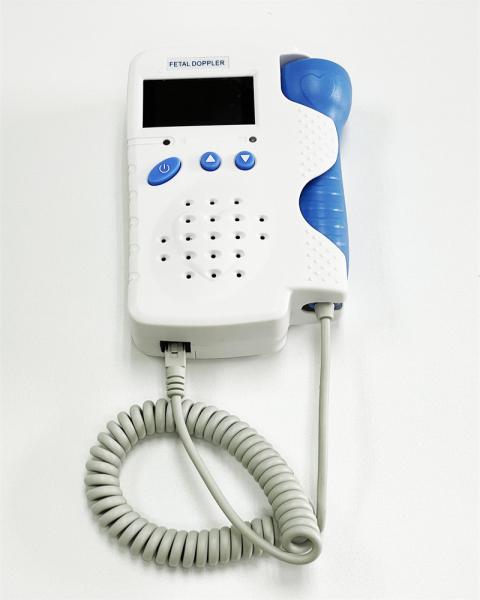 Fœtal Doppler à usage domestique Moniteur de pouls portable pour bébé avec haut-parleur HD et écran LCD