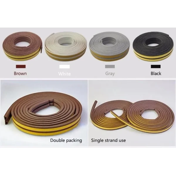 Self-Adhesive EPDM Foam Rubber for Door and Window Sealing EVA Foam Sponge Tape