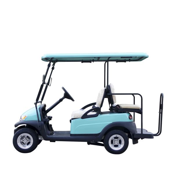 Carro de golfe 4 lugares Novo design Bateria de lítio de 48V Carro de golfe cor personalizada opcional