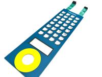 Texto teclado de membrana lateral Mylar con led con tono de Molex de 2,54 mm