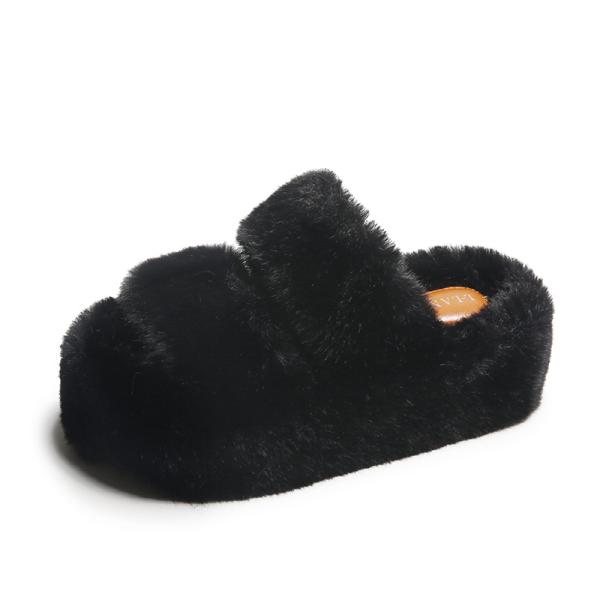Y-Z New Soft Fashion Home Decor Non-Slip Supper Soft Fluffy Womens Indoor House slippers